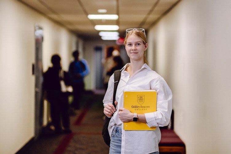 Female student pursuing taxation specialization.