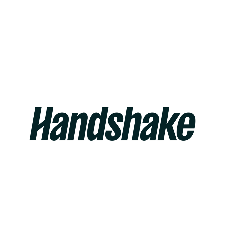 Black Handshake Logo