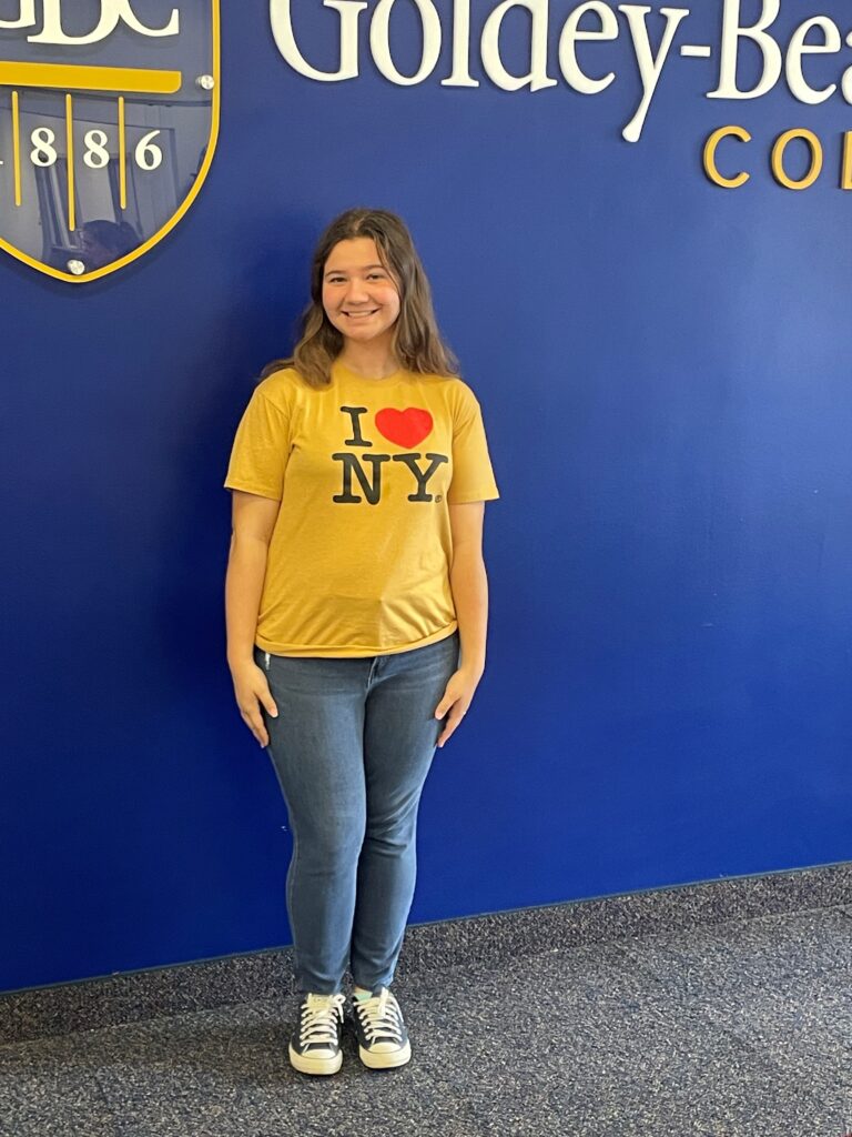 A photo of Karissa Mann, a transfer student who started their journey at GBC in the fall 2025 semester.