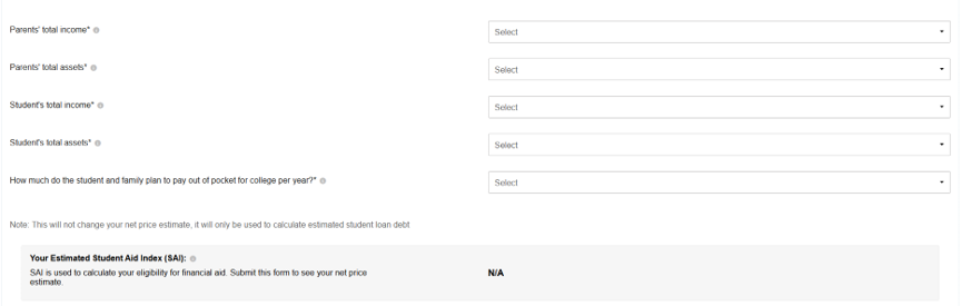 Step 5: It’s now time to input your financial data into the calculator. Take your time when completing this section. Remember, bad data in, bad results out.