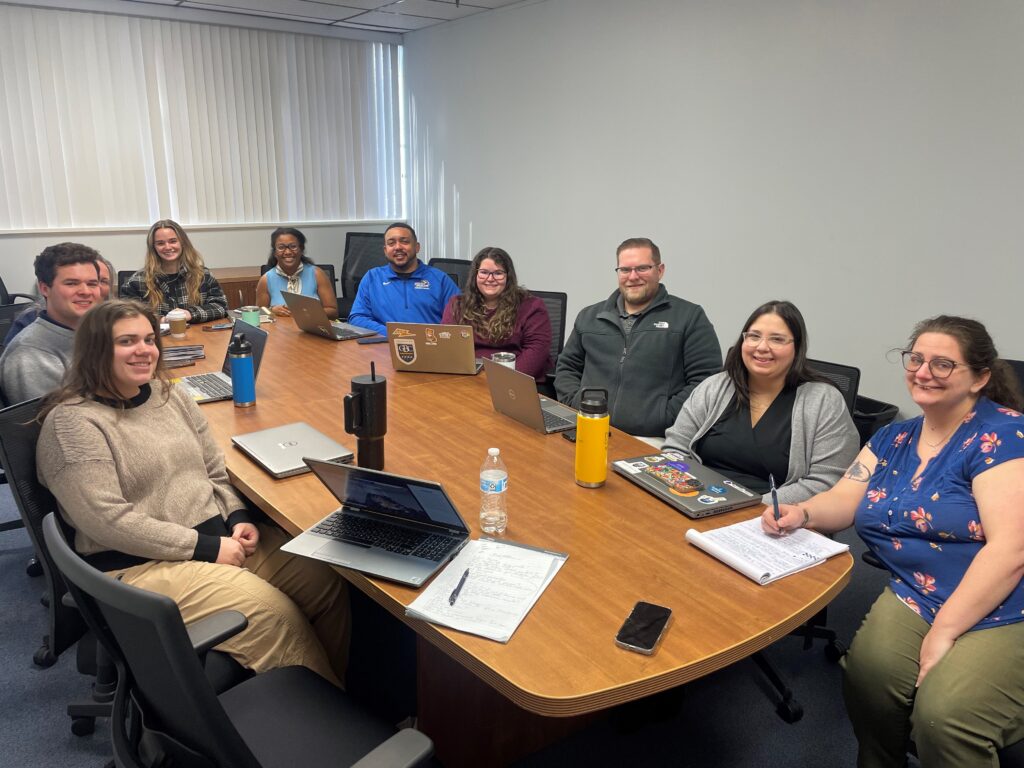 Panelists at the 2026 spring semester roundtable discussion. 