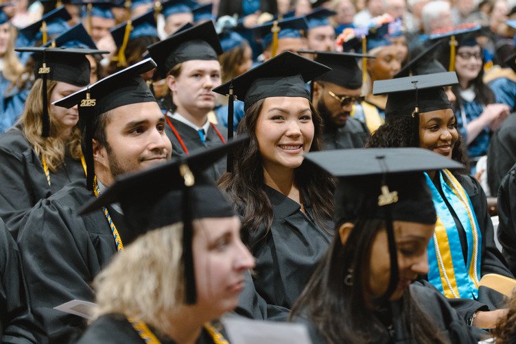 Graduates of an accelerated master's program.